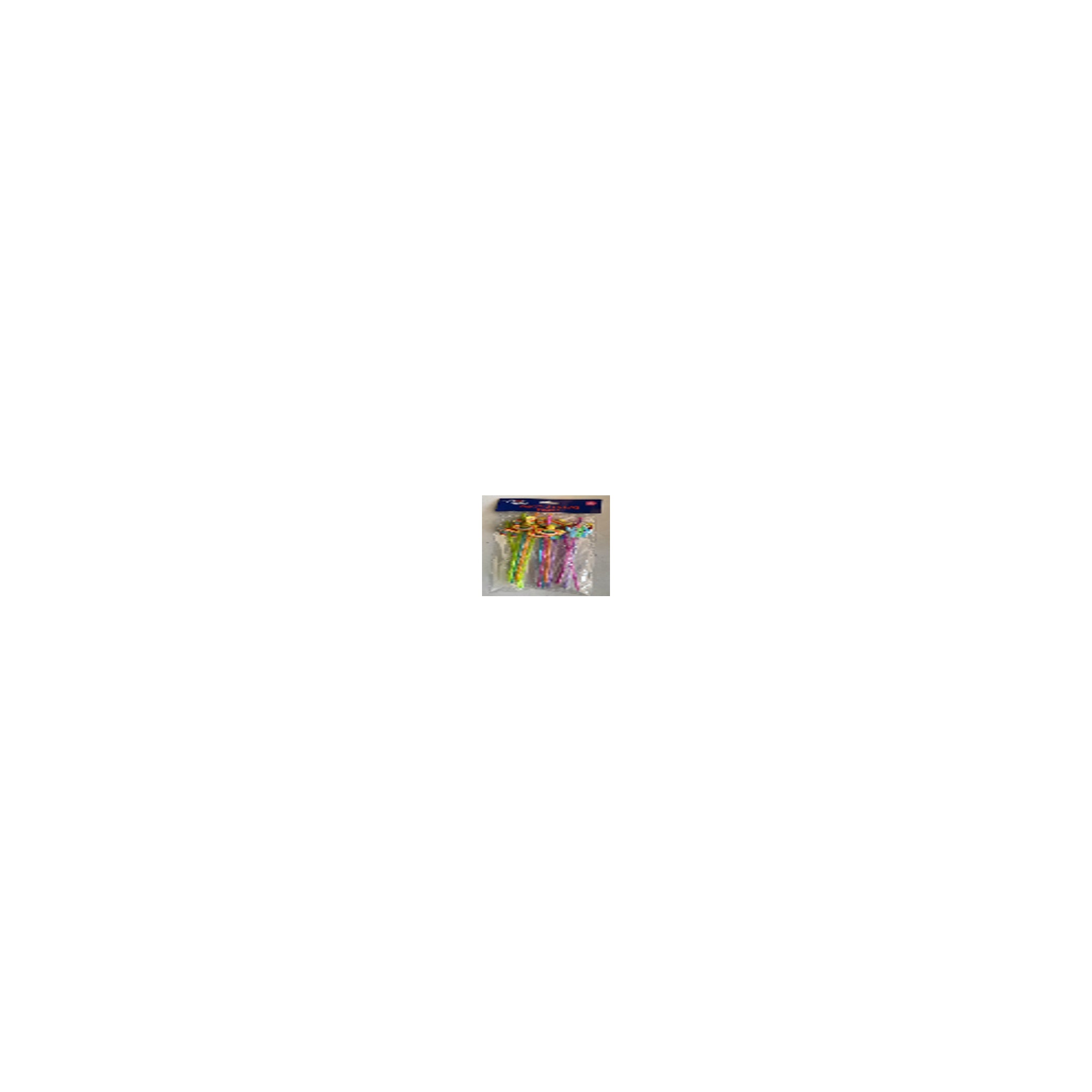 12 ct Fancy Straws Fiesta 120Pk/Cs